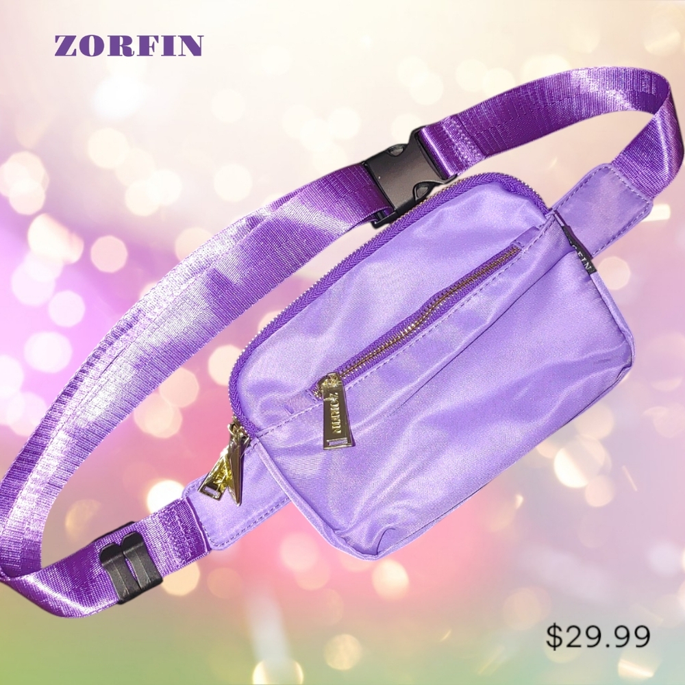 ʕ·ᴥ·ʔ NWOT ZORFIN Purple Fanny Pack